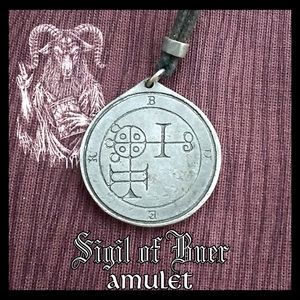 Vintage Sigil of Buer Amulet